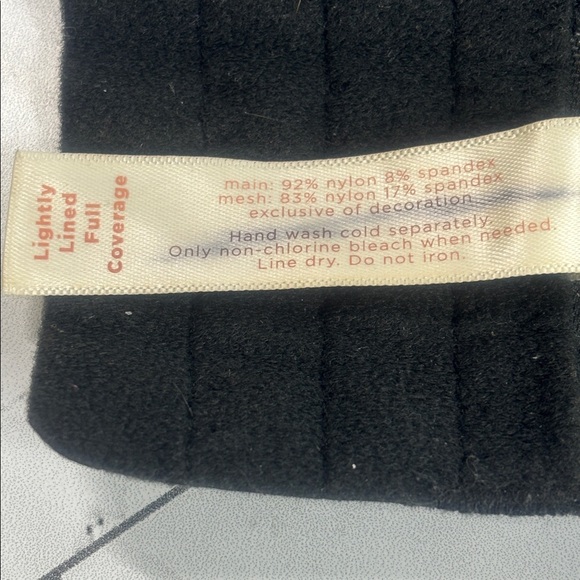 NWOT Cacique Lane Bryant Womens Bra Black Purple Floral LL FC UNDERWIRE 42DDD - Picture 10 of 11